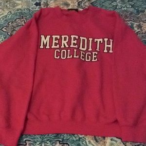Pink Meredith College Jumper